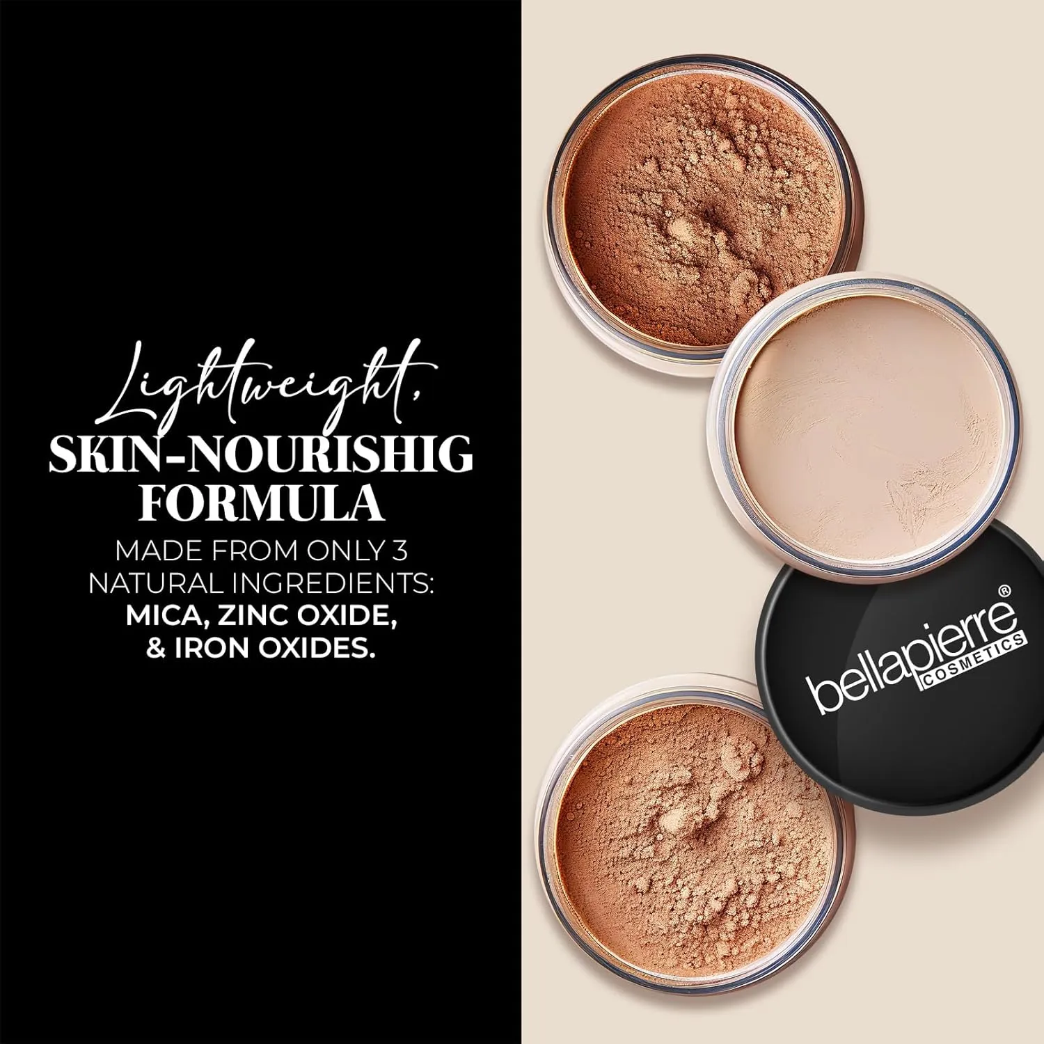 bellapierre Mineral Foundation SPF 15 - Loose Powder Foundation | Vegan & Cruelty Free Natural Makeup | Full Coverage Matte Finish | Hypoallergenic | Oil & Talc Free - 0.32 Oz - Ultra