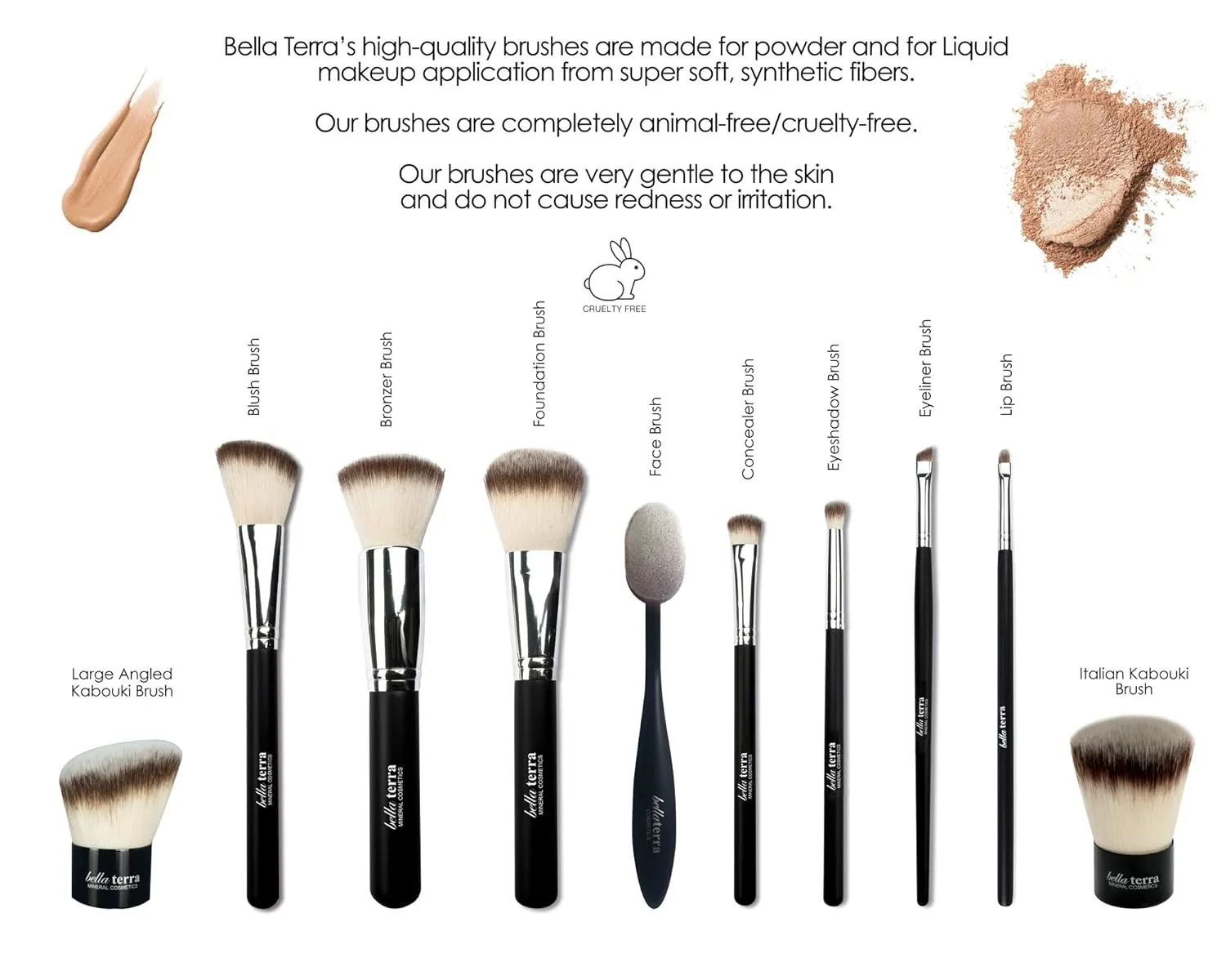 Bellaterra Cosmetics Mineral Powder Foundation | Long-Lasting All-Day Wear | Buildable Sheer to Full Coverage – Matte | Sensitive Skin Approved | Natural SPF 15 (Cinnamon) 9 grams