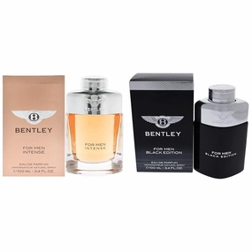 BENTLEY for Men Eau de Parfum Spray Bundle - Intense 3.4oz and Black Edition 3.4oz