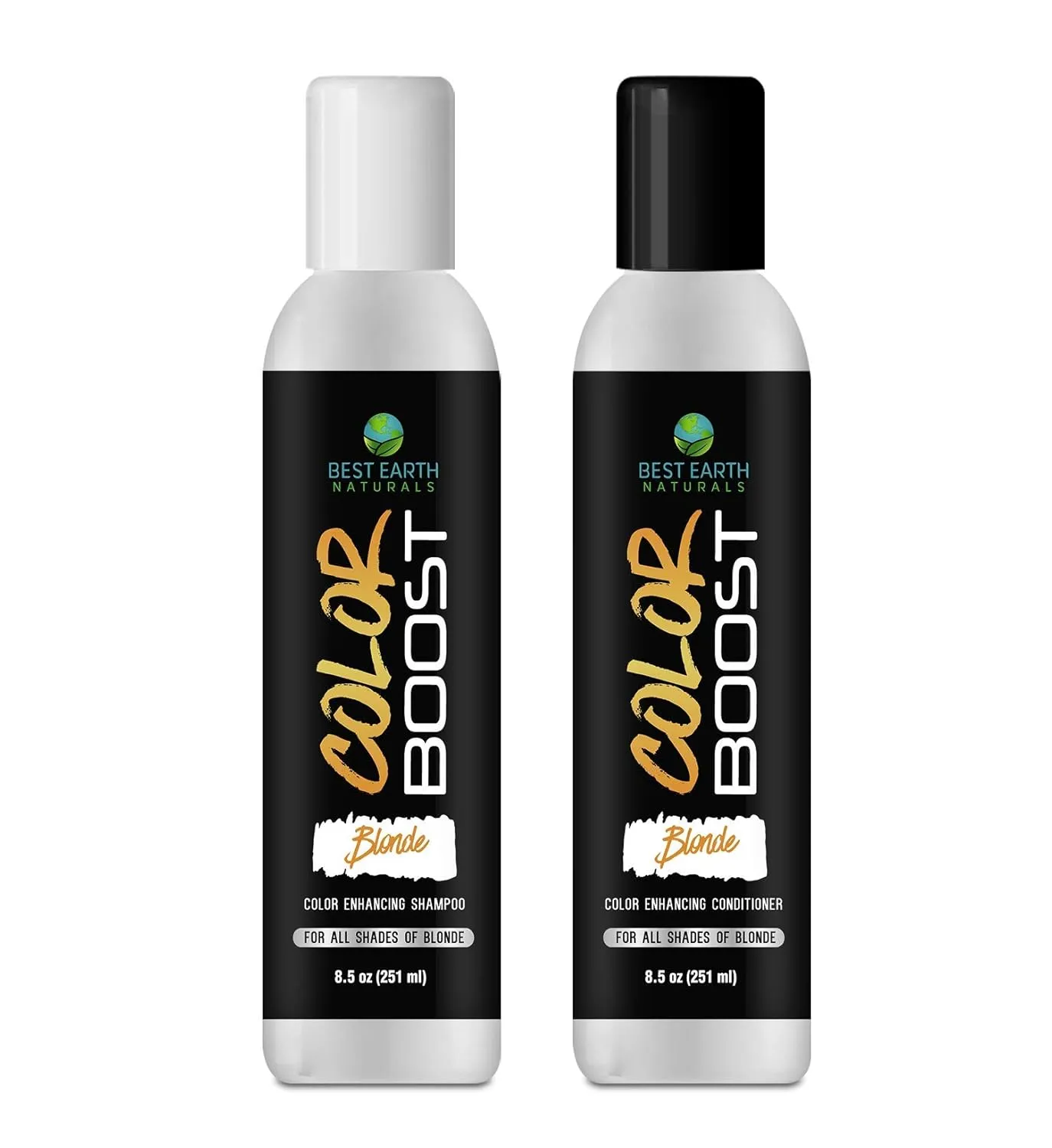 Best Earth Naturals Color Boost Blonde Color Depositing Conditioner For All Shades of Blonde Hair For Men and Women 8.5 Ounces