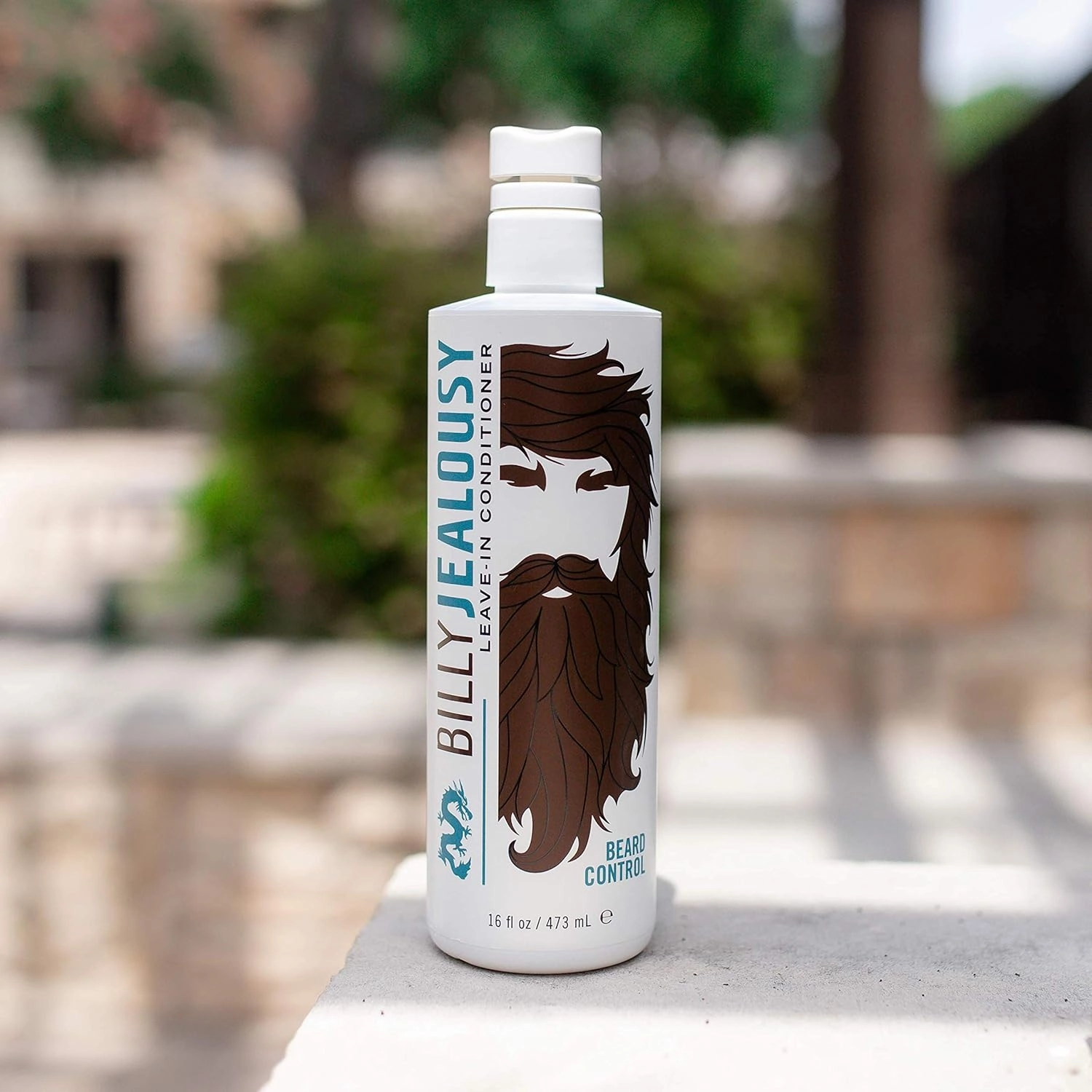 Billy Jealousy Beard Control Leave In Beard Conditioner for Men with Aloe Leaf Juice and Jojoba Seed Oil, Softens Hair and Skin, Light Hold with Matte Finish