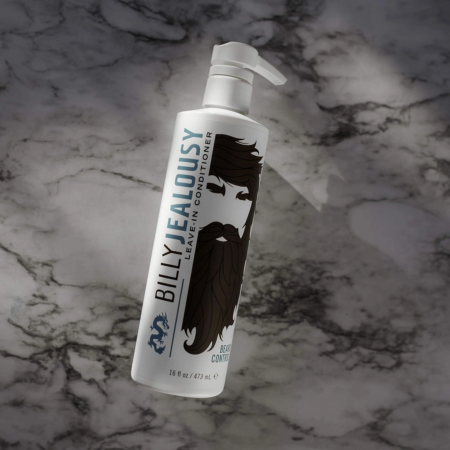 Billy Jealousy Beard Control Leave In Beard Conditioner for Men with Aloe Leaf Juice and Jojoba Seed Oil, Softens Hair and Skin, Light Hold with Matte Finish