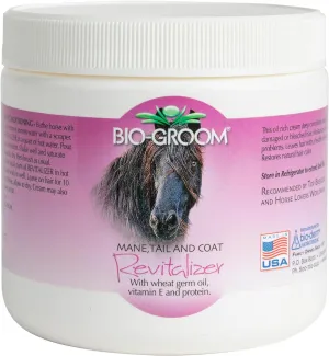 Bio-groom Revitalizer Cream Horse Conditioner â€“ Coat Defense for Mane, Tail, and Coat, Leave-in Horse Hair Care, Non-Oily, Cruelty-Free, Made in USA, Horse Grooming Products â€“ 1 lb 1-Pack