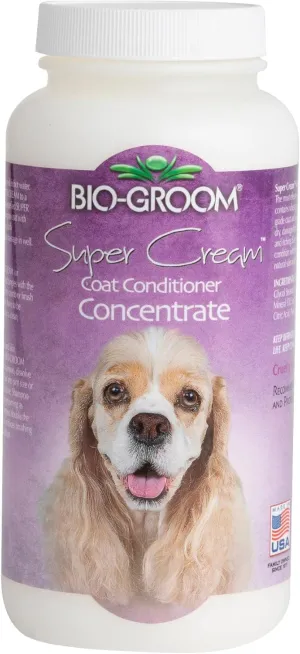 Bio-groom Super Cream Dog Conditioner – Concentrated Coat Conditioner, Dog Bathing Supplies, Puppy Wash, Cat & Dog Grooming Supplies for Sensitive Skin, Cruelty-Free, Made in USA – 16 fl oz 1-Pack