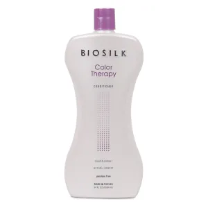 Biosilk Color Therapy Conditioner, Replenishes Moisture While Protecting Color, Enhances Vibrancy & Shine, Sulfate, Paraben, & Cruelty-Free, 34 Oz