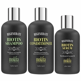 Biotin Hair Shampoo, Conditioner and Serum Bundle