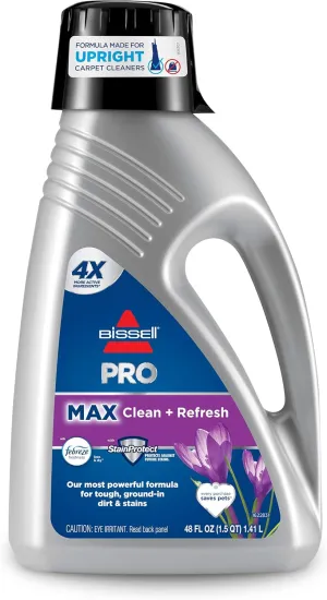 Bissell PRO MAX Clean   Refresh with Febreze Full Size Carpet Cleaner Machine Formula, 48 oz., 2515A
