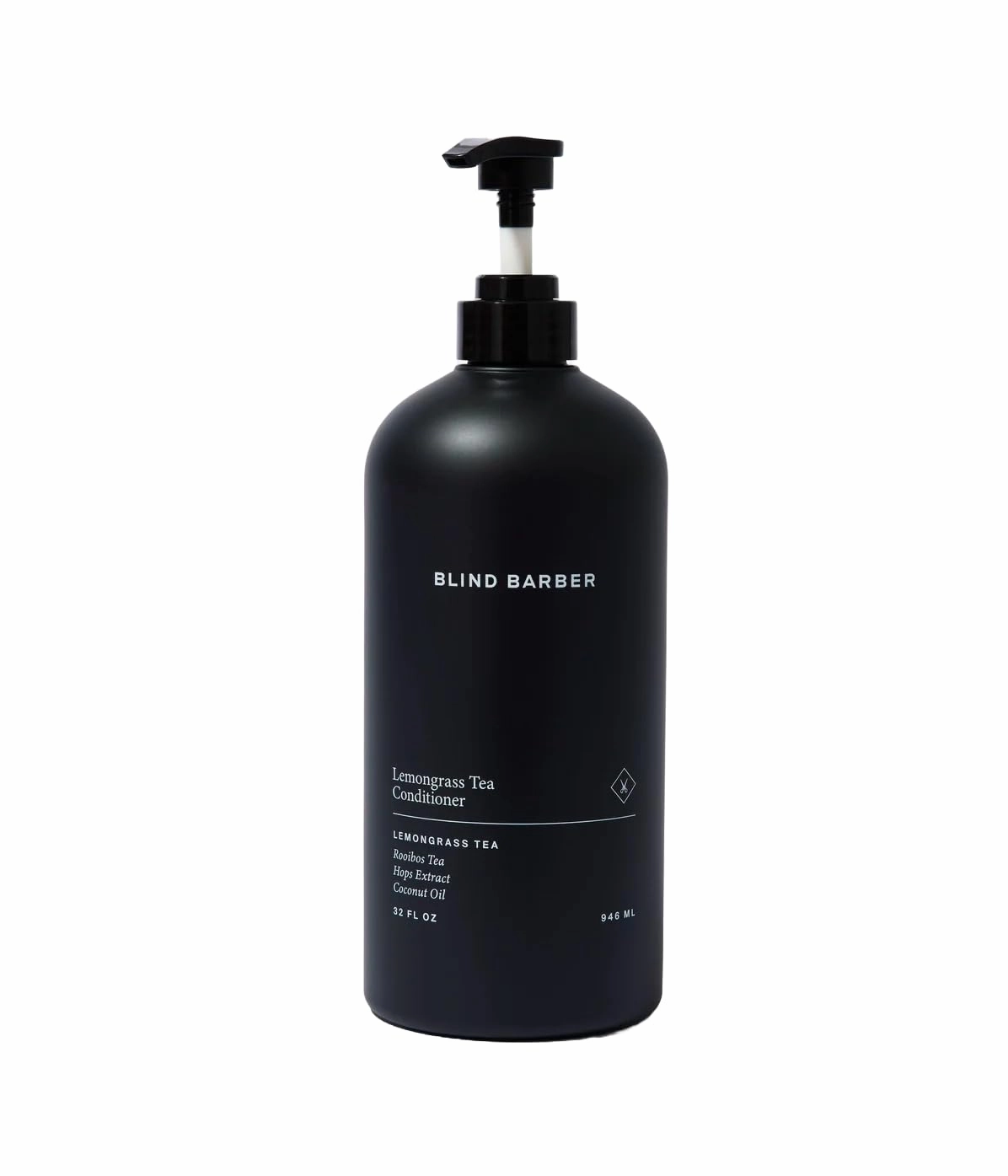 Blind Barber Lemongrass Tea Hair Conditioner for Men - Hydrating Conditioner with Coconut Oil, Hops   Rooibos Tea - Use for Weightless Body and Shine (32 oz)