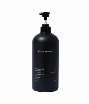 Blind Barber Lemongrass Tea Hair Conditioner for Men - Hydrating Conditioner with Coconut Oil, Hops   Rooibos Tea - Use for Weightless Body and Shine (32 oz)