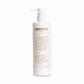 Blu Atlas Men's Natural Conditioner – Organic, Sulfate-Free, Paraben-Free – Deep Moisturizing & Scalp Soothing – Coconut Apricot Scent – Made in America – 16 oz
