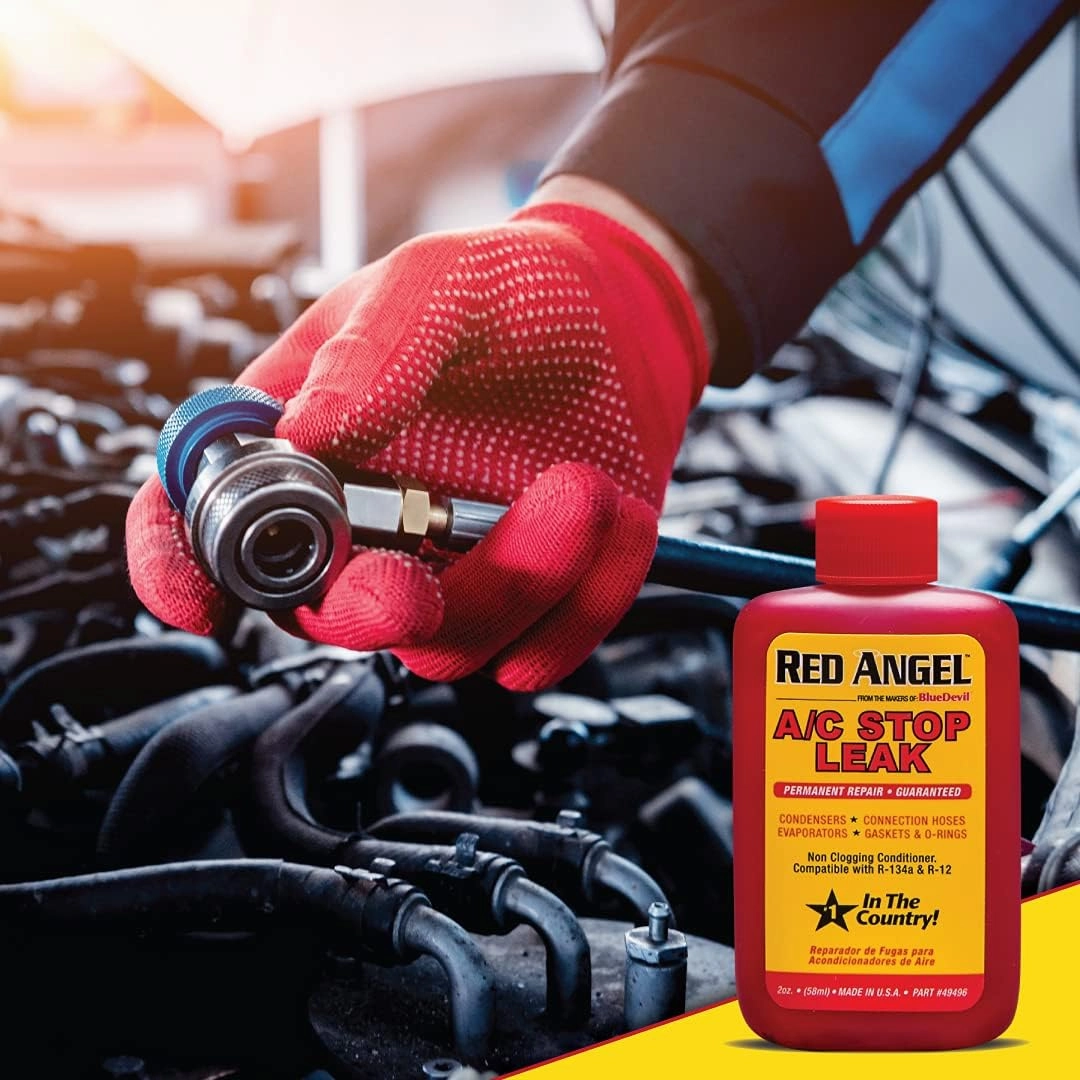 BlueDevil Products Red Angel 49496 A/C Stop Leak - 2 Ounce