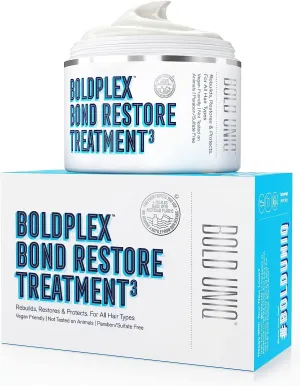 BoldPlex Hair Mask - Deep Conditioner For Dry, Damaged Hair - Mascarilla Para El Cabello - Helps Repair & Nourish Curly, Bleached, or Frizzy Hair - 6.76 Fl Oz