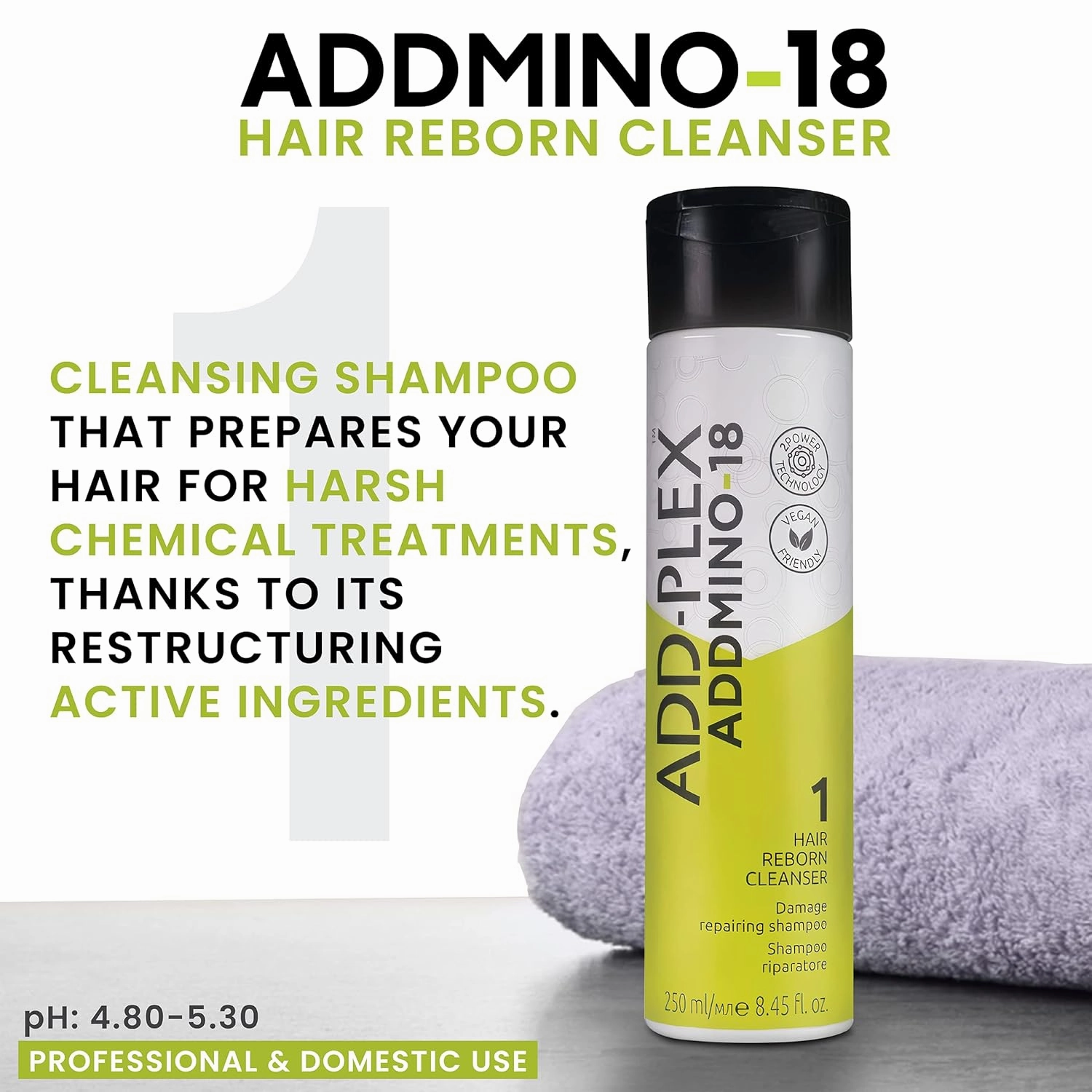 Bond Maintenance Clarifying Shampoo for All Hair Types, 250ml/8.45 fl. oz., Unscented, Paraben & Sulphates Free, Women's Hair Care