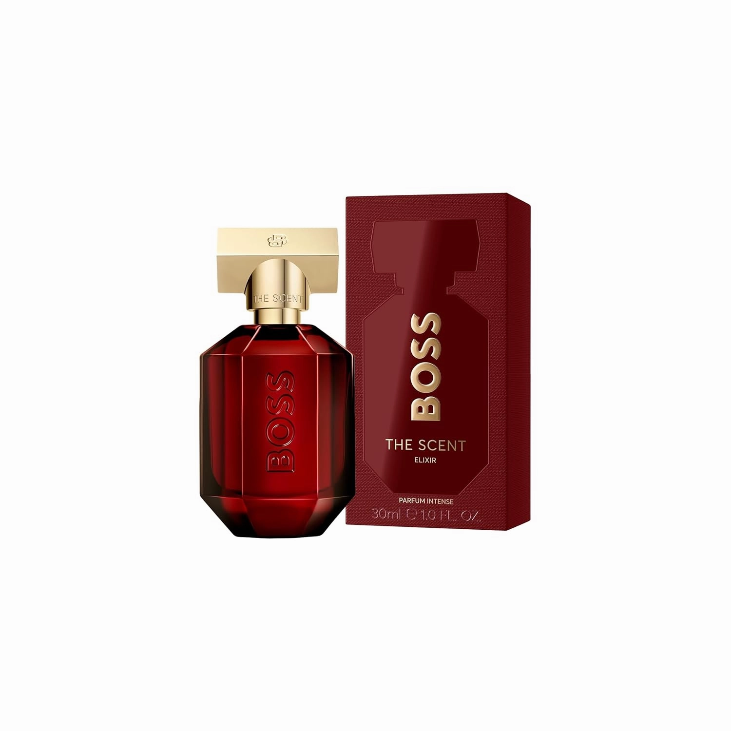 BOSS Hugo The Scent Elixir Parfum Intense – Women's Ambery Perfume – With Notes of Pink Peppercorn, Atropa Belladonna Flower & Amber Accord– Luxury Perfumes for Women – Long Lasting Fragrance