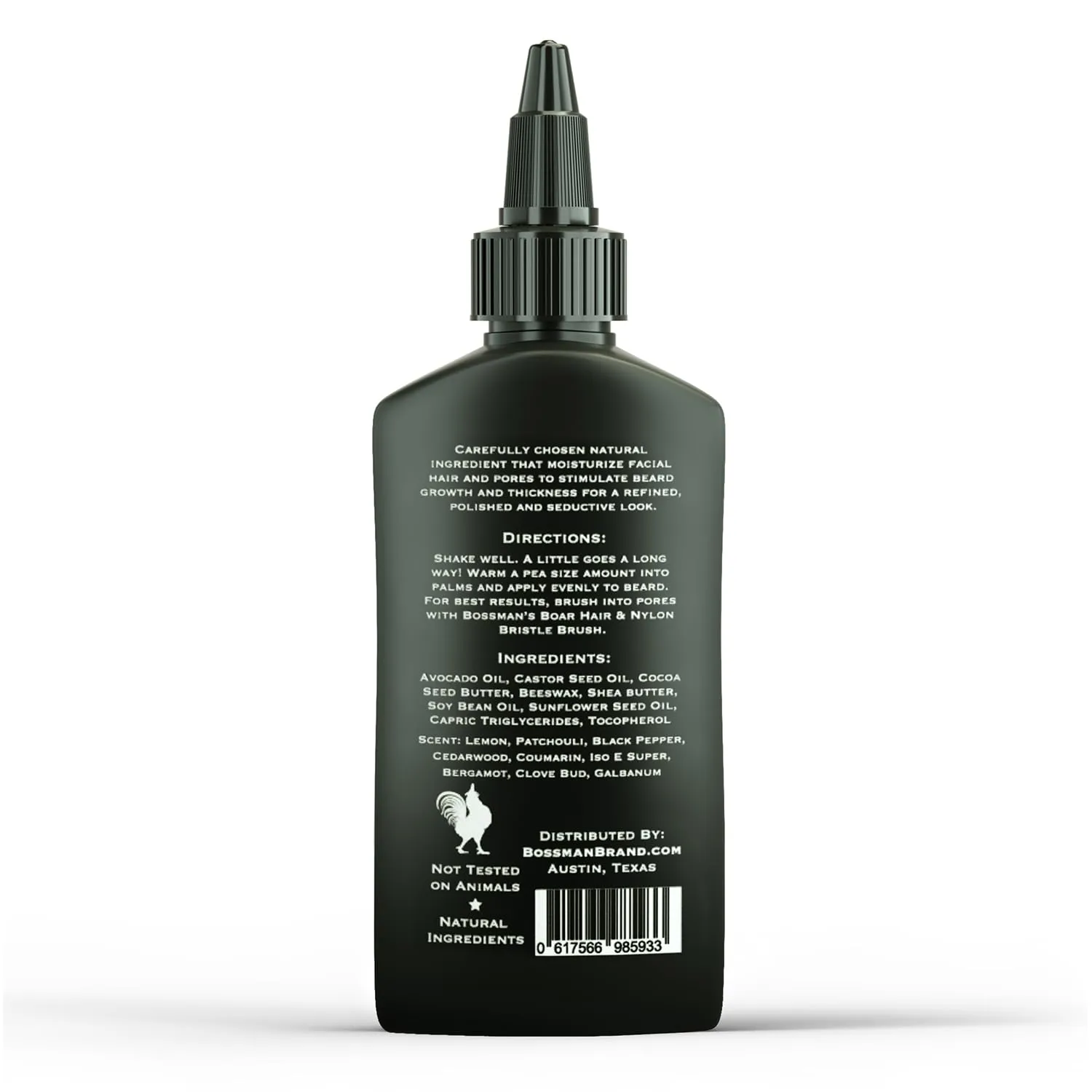 Bossman Jelly Beard Oil for Men (4 oz, Royal Oud Scent) – Softens, Moisturizes & Conditions with Natural Ingredients - Father's Day Gift
