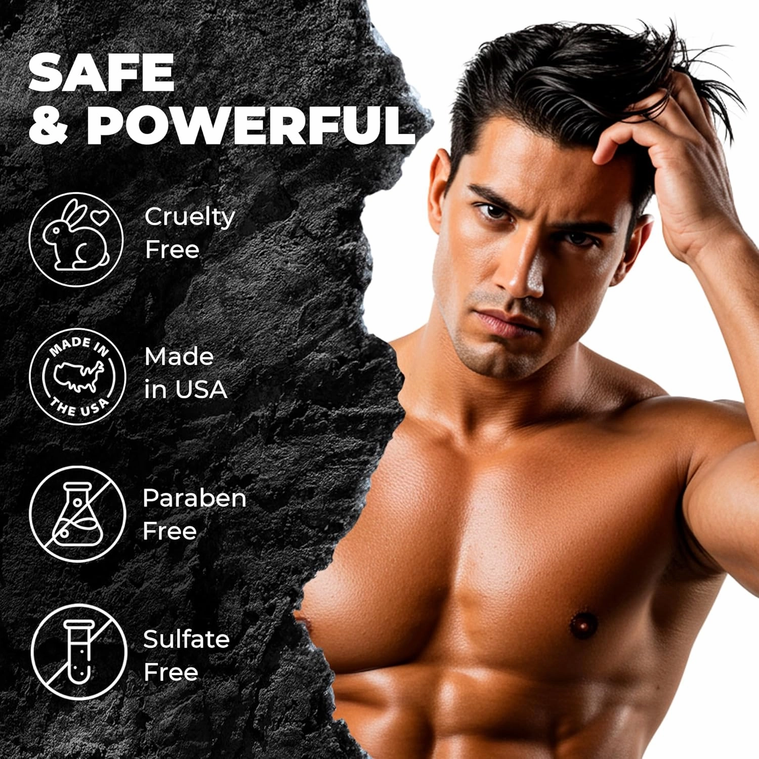 Bossman Hair Shampoo and Conditioner Combo - Hydrating, Strengthening, and Soothing Formula for Men's Hair - Paraben Free & Sulfate Free (Royal Oud)