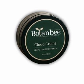 Botanbee Cloud Crème Leave-In Conditioner – Moisture, Slip & Curl Definition for Natural Hair (4oz) Organic Hair Treatment
