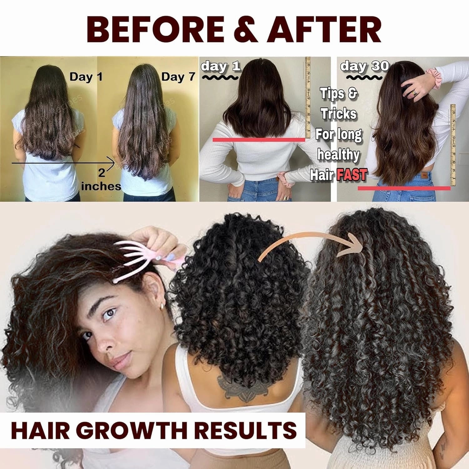 Botanic J.Amila Botana Oil for Hair Growth – Revitalizes, Strengthens, Thickens & Nourishes – Fuller, Healthier Hair for All Hair Types – 4oz (60ml) Natural Treatment