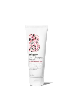 Briogeo Don't Despair, Repair! Deep Conditioning Mask, Deep Conditioner for Dry Damaged or Color Treated Hair, Prevent Future Breakage, Protein Mask for Stronger Hair, Vegan, Cruelty-Free, 4 fl oz