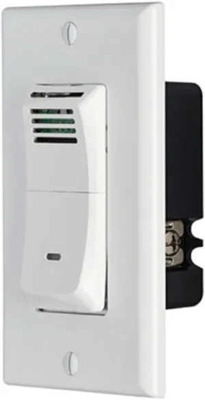 Broan-NuTone P82W Sensaire Bathroom Exhaust Fan Control Wall Switch, White
