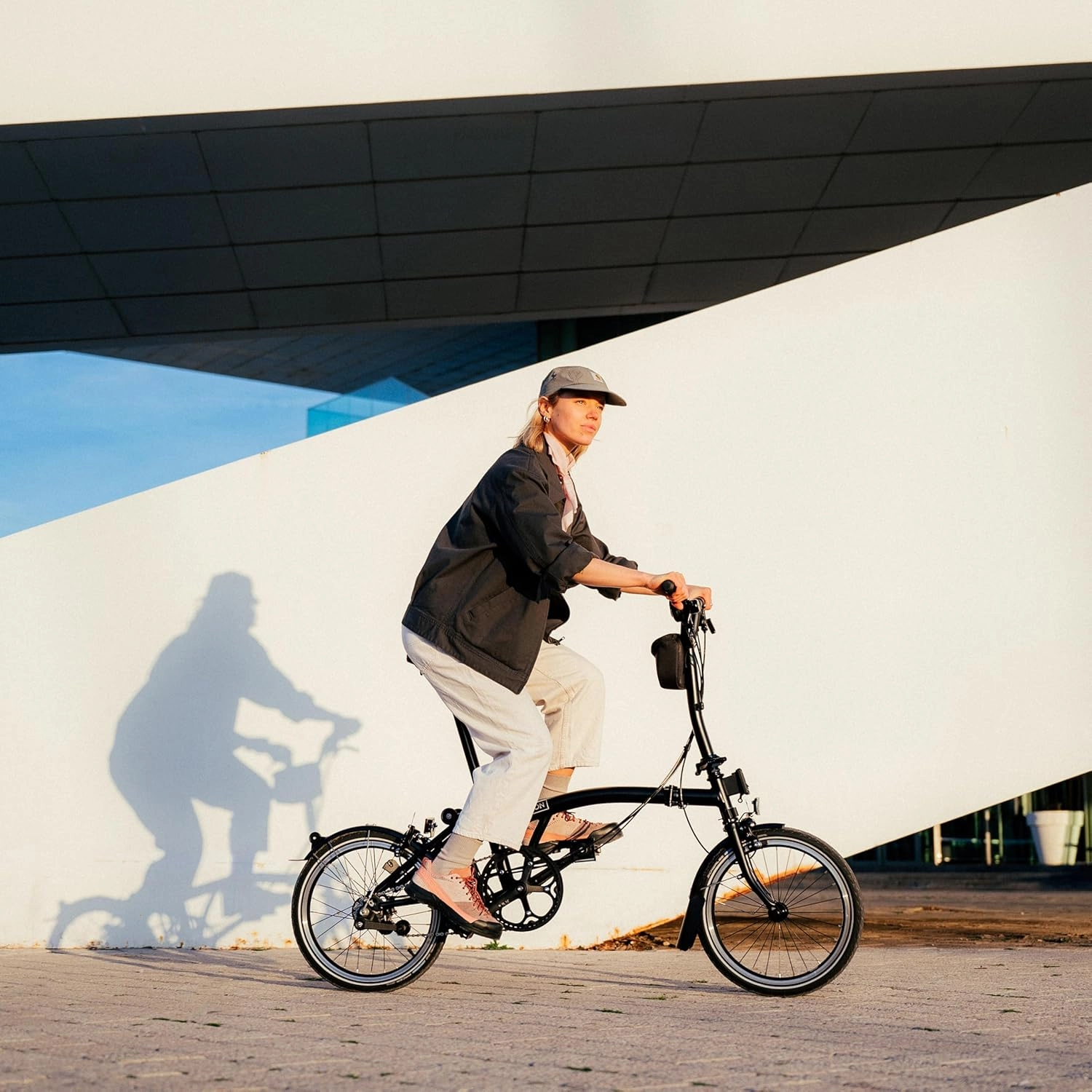 Brompton Folding Commuter Bike C Line 12-Speed | Compact, Lightweight, Urban Bike for Adults