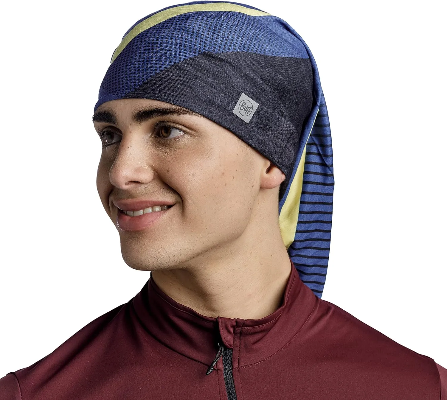 BUFF CoolNet UV Bike Neck Gaiter, Reflective, UPF 50 Sun Protection, Breathable Bandana, Quick Dry Face Mask, Adult Size