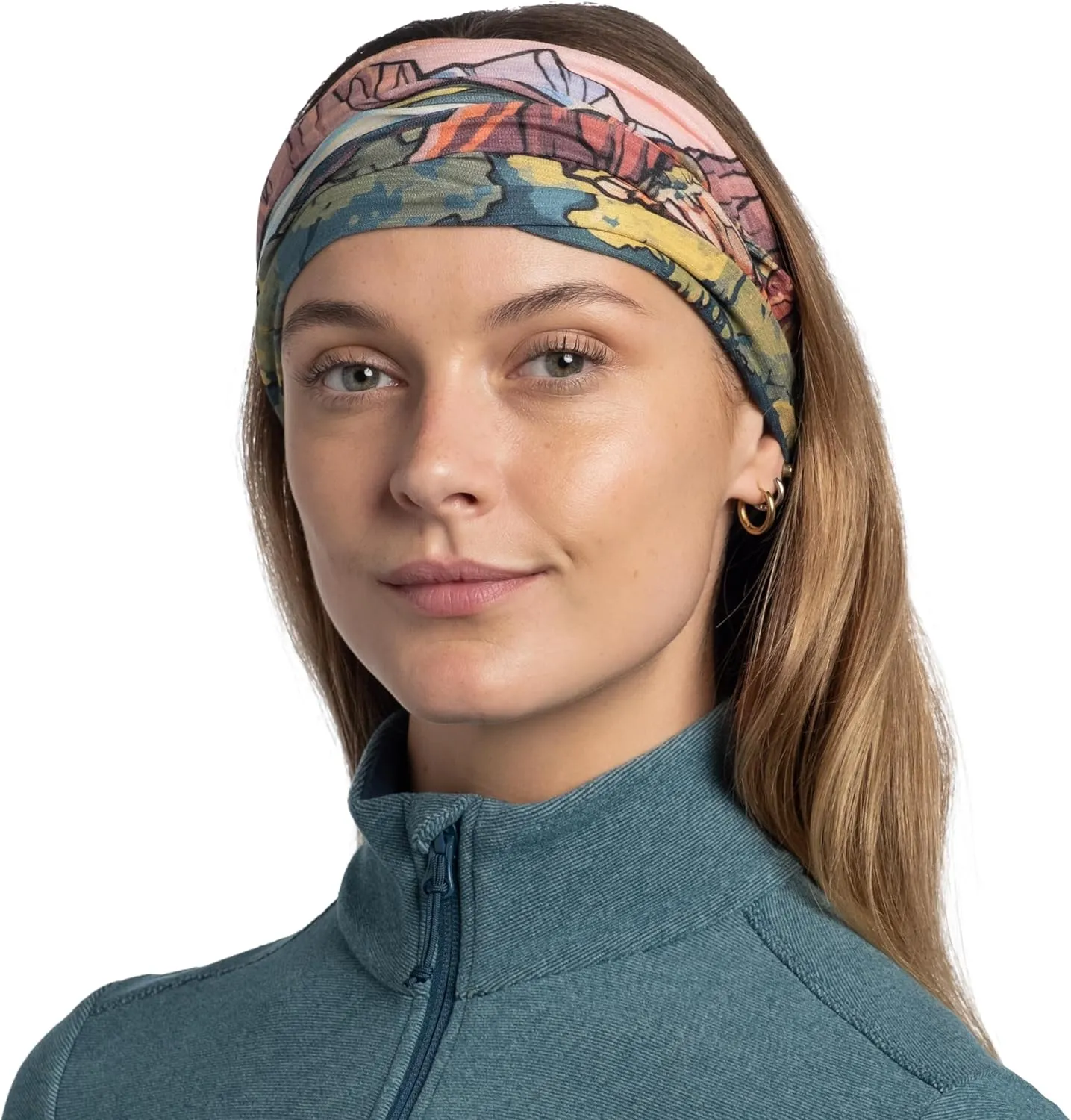 BUFF CoolNet UV Neck Gaiter, UPF 50 Sun Protection, Breathable, Versatile, Quick Dry Face Mask, National Park, Adult Size