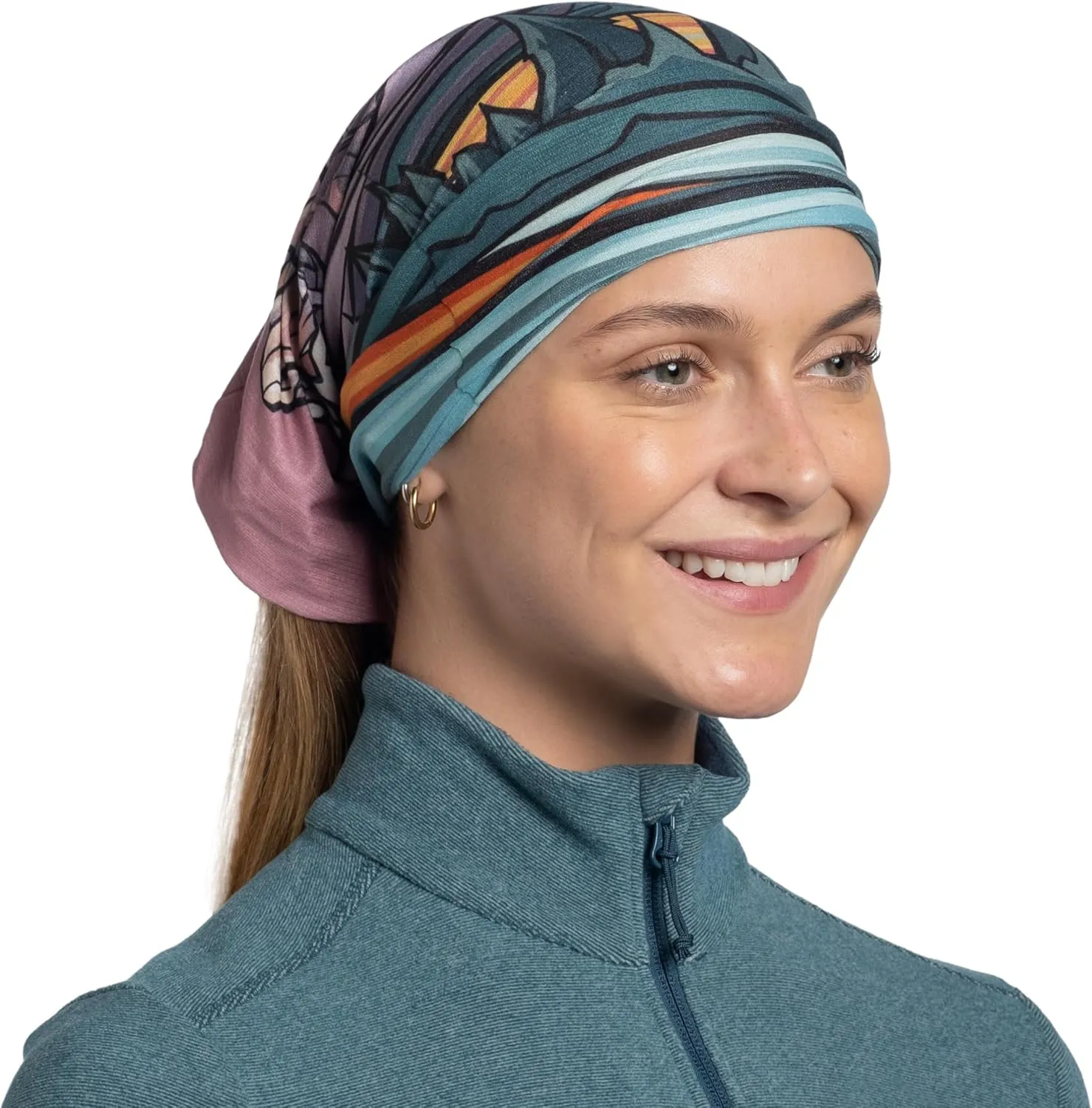 BUFF CoolNet UV Neck Gaiter, UPF 50 Sun Protection, Breathable, Versatile, Quick Dry Face Mask, National Park, Adult Size