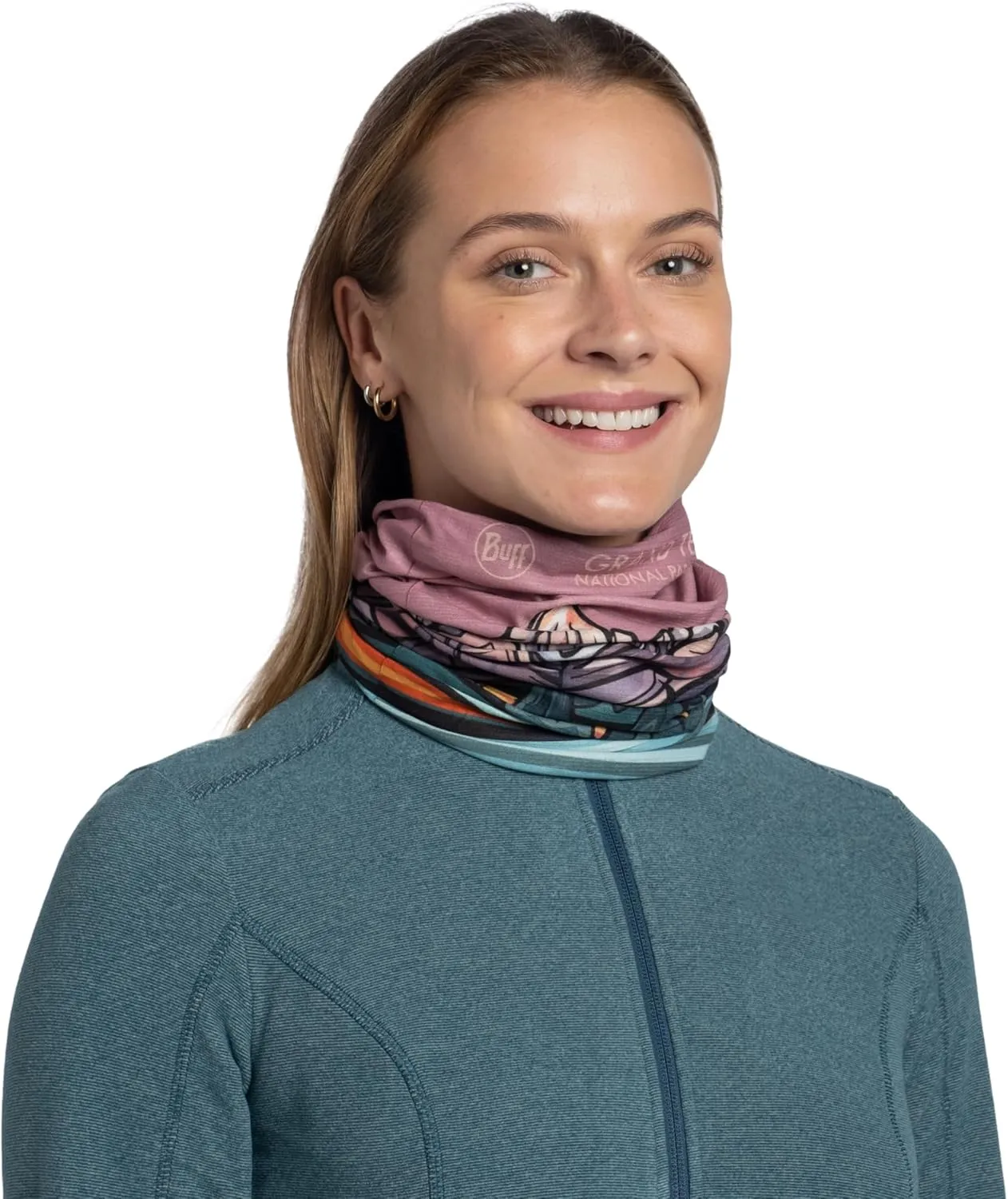 BUFF CoolNet UV Neck Gaiter, UPF 50 Sun Protection, Breathable, Versatile, Quick Dry Face Mask, National Park, Adult Size