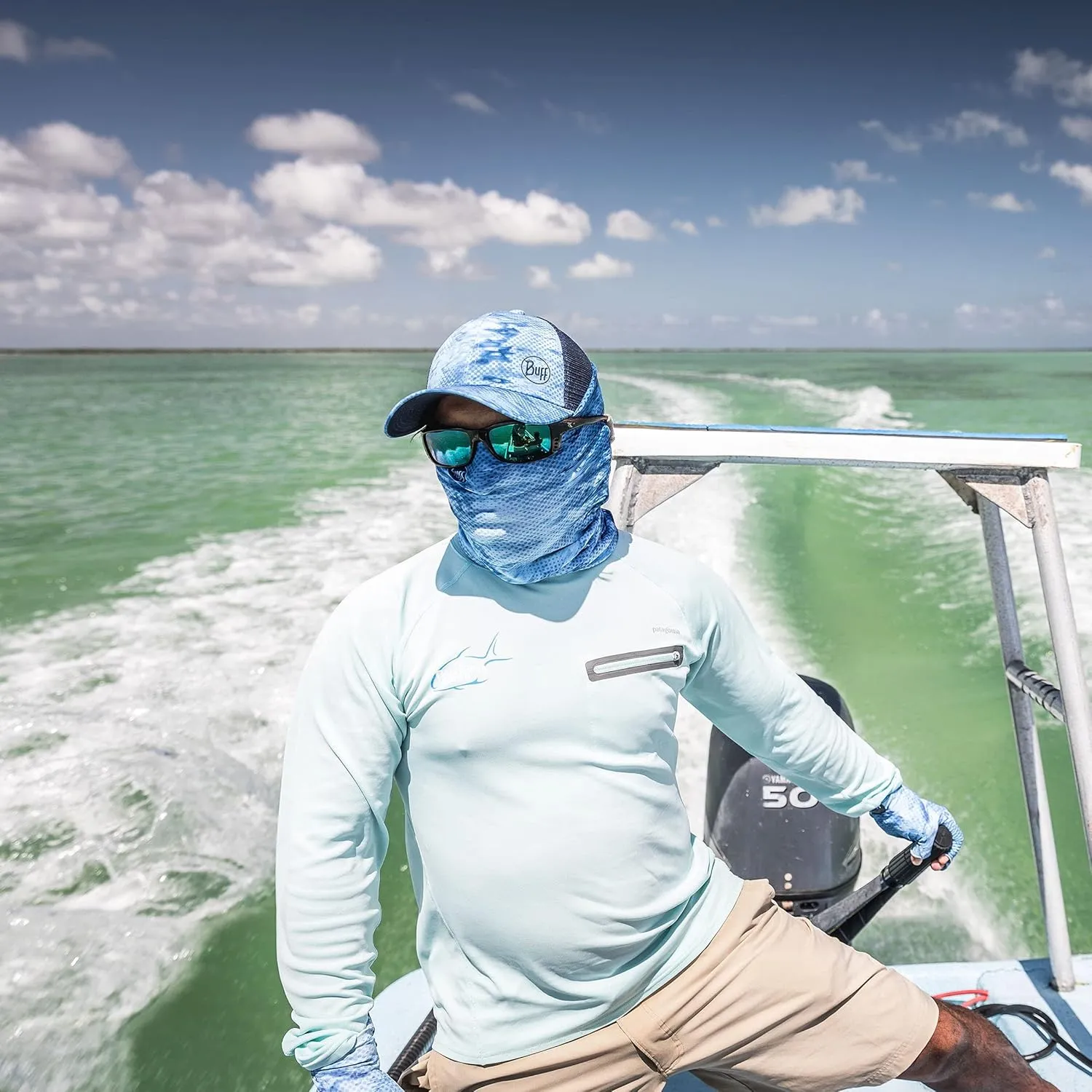 BUFF CoolNet UV XL Neck Gaiter, UPF 50 Sun Protection, Breathable, Cooling Bandana, Versatile, Quick Dry Face Mask, X-Large