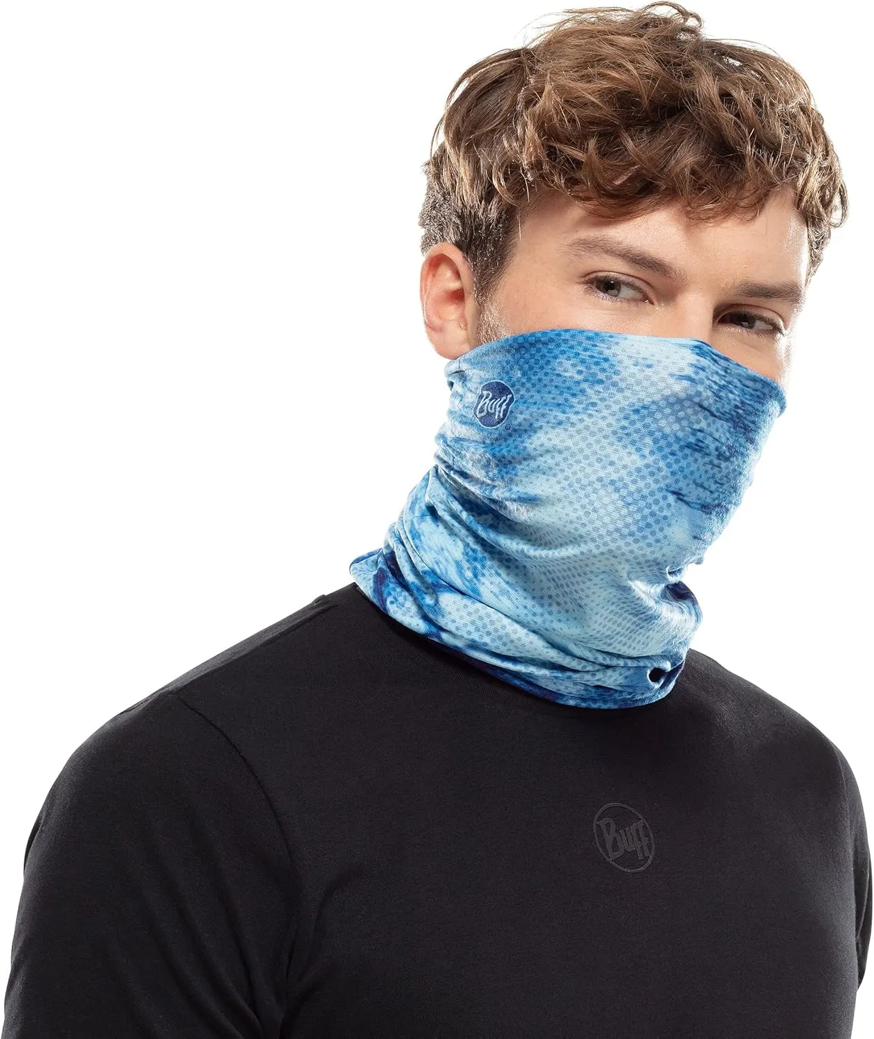 BUFF CoolNet UV XL Neck Gaiter, UPF 50 Sun Protection, Breathable, Cooling Bandana, Versatile, Quick Dry Face Mask, X-Large