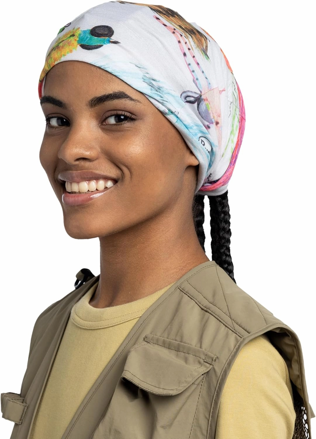 BUFF CoolNet UV Neck Gaiter, UPF 50 Sun Protection, Breathable, Versatile, Quick Dry Face Mask, Fishing Designs, Adult Size