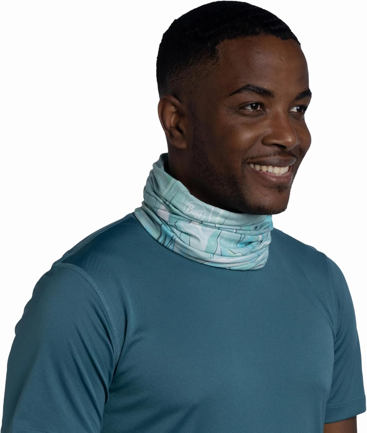BUFF CoolNet UV Neck Gaiter, UPF 50 Sun Protection, Breathable, Versatile, Quick Dry Face Mask, Multi-Colored, Adult Size