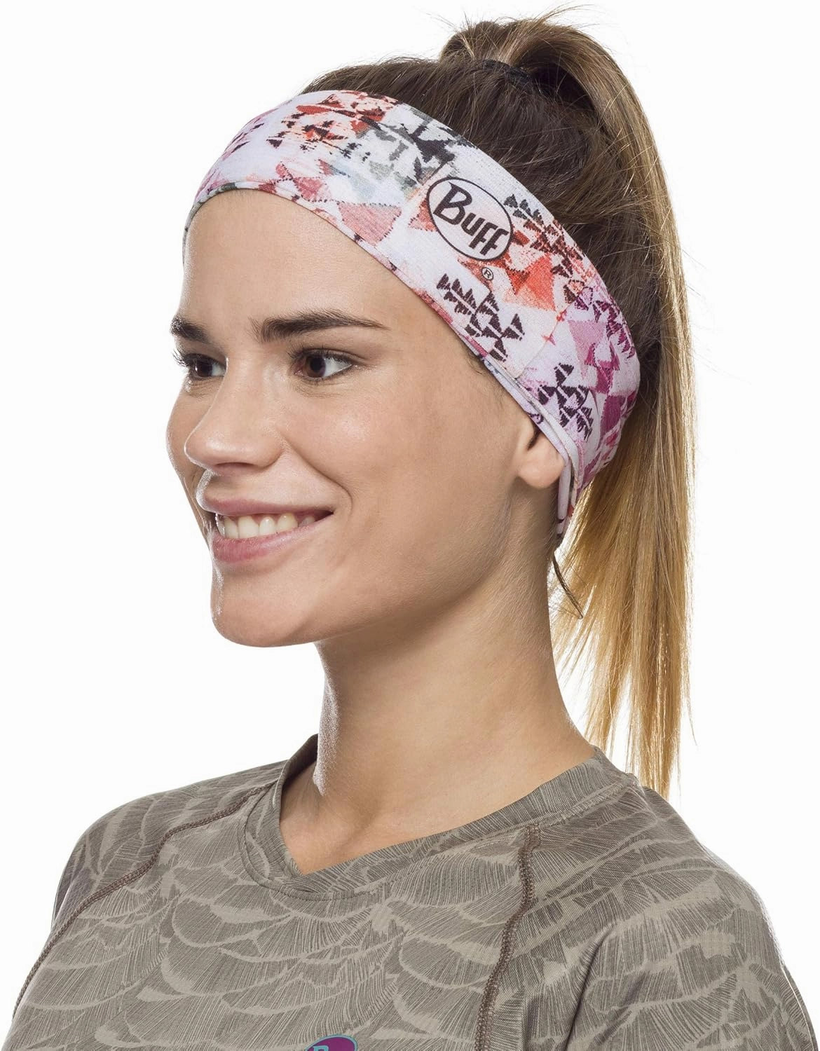 BUFF CoolNet UV Neck Gaiter, UPF 50 Sun Protection, Breathable, Versatile, Quick Dry Face Mask, Multi-Colored, Adult Size