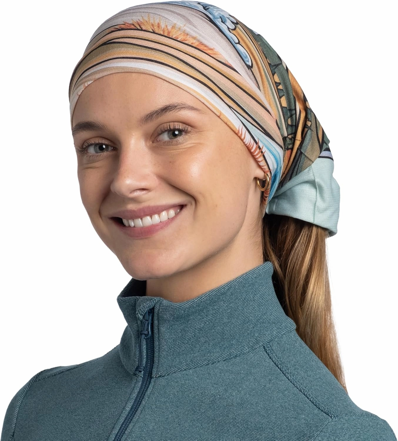 BUFF CoolNet UV Neck Gaiter, UPF 50 Sun Protection, Breathable, Versatile, Quick Dry Face Mask, National Park, Adult Size