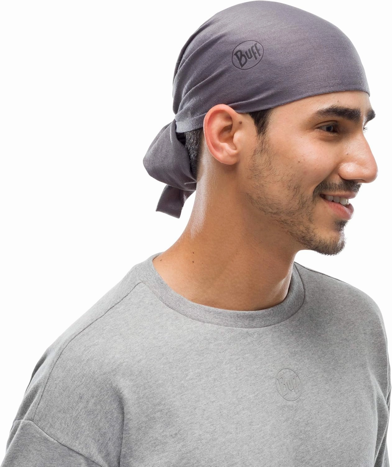 BUFF Original EcoStretch Neck Gaiter, UPF 50 Sun Protection, Breathable, Versatile, Quick Dry, Solid Colors, Adult Size