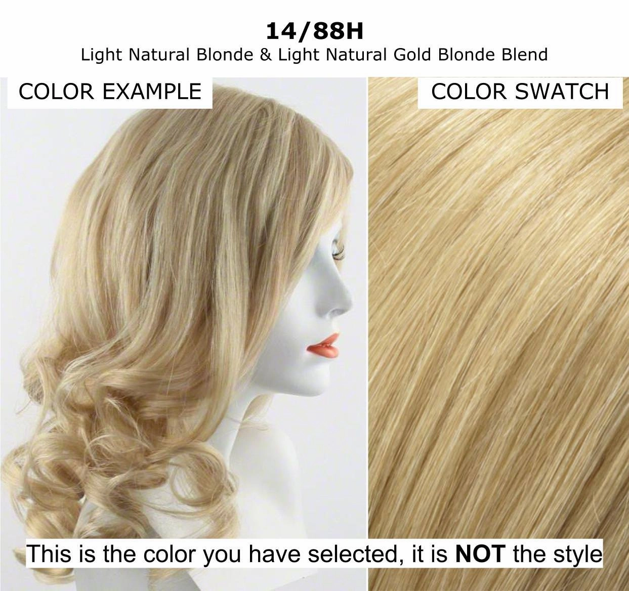 Bundle - 7 item: Carrie Hand-Tied Remy Human Hair Wig by Jon Renau, Christy's Wigs Q & A Booklet, BeautiMark Hydra Shampoo Conditioner Mask Protect Leave-In Spray Shine Serum - Color: 14/88H