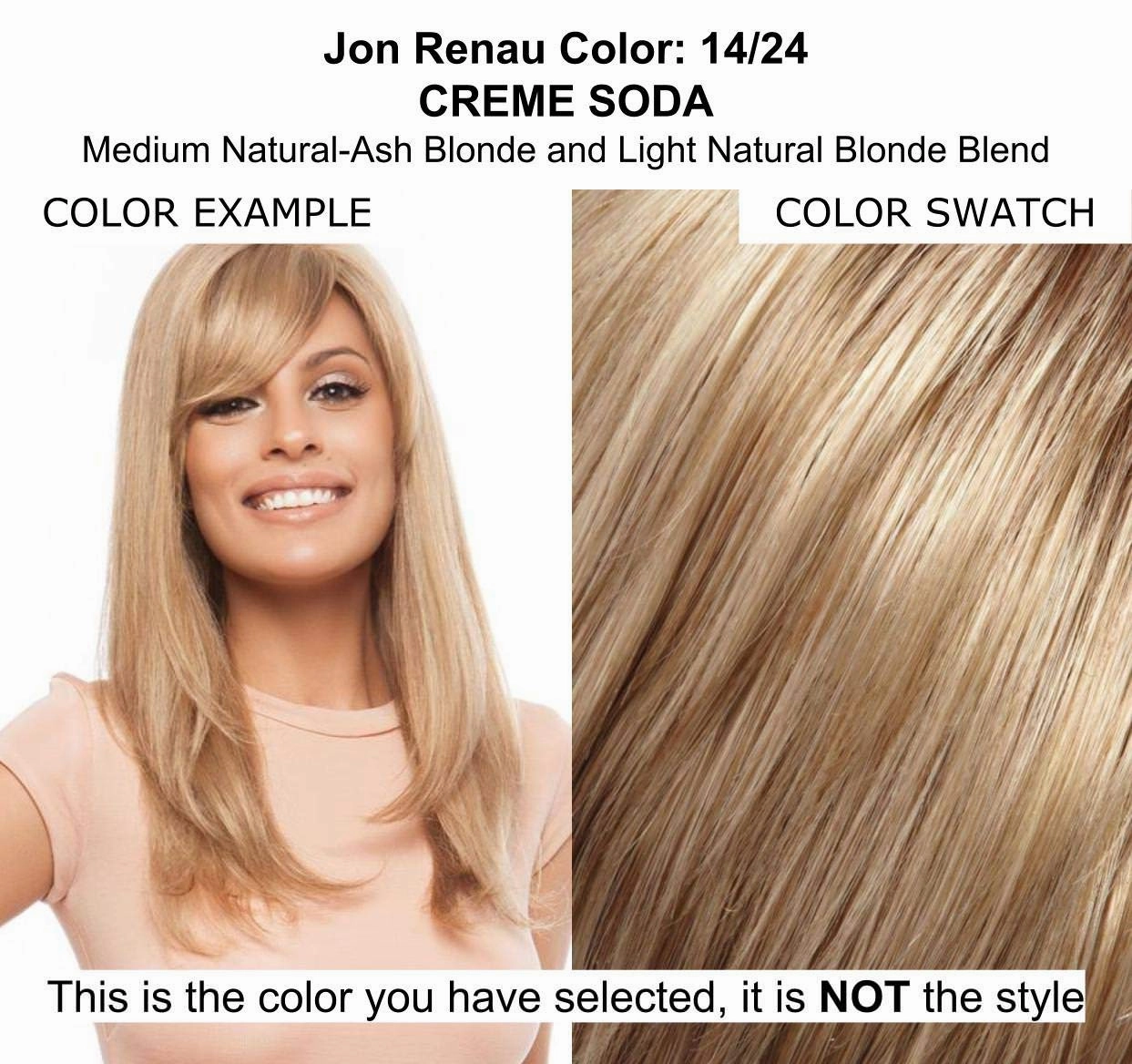 Bundle - 7 Items: 8" XL easiPart Remy Human Hair Topper by Jon Renau, Christy's Wigs Q & A Booklet, BeautiMark Hydra Shampoo Conditioner Mask Protect Leave-In Spray Shine Serum - Color: 14/24