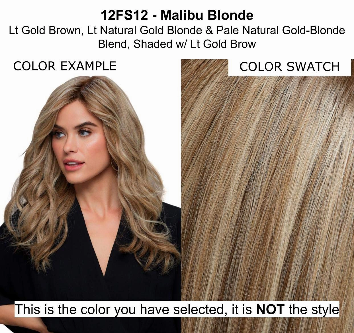 Bundle - 7 Items: Blake Lite Exclusive Human Hair by Jon Renau, Christy's Wigs Q & A Booklet, BeautiMark Hydra Shampoo Conditioner Mask Protect Leave-In Spray Shine Serum - Color: 12FS12