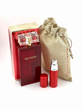 Bundle-Red Door Perfumes For Women 3.3 Edt with Burlap Bag & Mini Refillable Atomiser