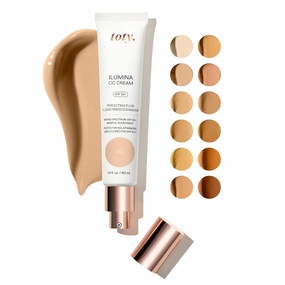 by Sofia Vergara - lumina CC Cream SPF 50 , 100% Mineral Color Correcting Cream - Medium Coverage Foundation & Broad Spectrum Sunscreen for Face - Non Comedogenic - 1C IVORY NUDE
