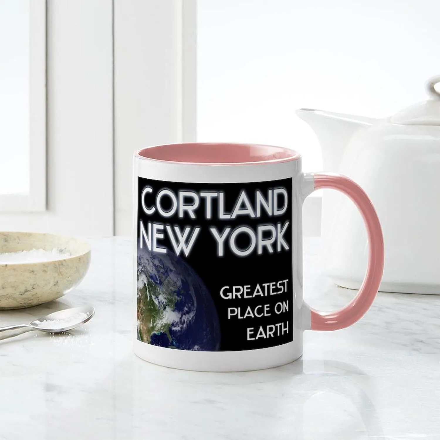 CafePress Cortland New York Greatest Place On Earth Mug 11 oz (325 ml) Ceramic Coffee Mug