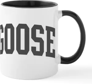 CafePress Goose (Curve Grey) Mug 11 oz (325 ml) Ceramic Coffee Mug
