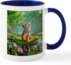CafePress JL_Tiger Lily Mugs 11 oz (325 ml) Ceramic Coffee Mug
