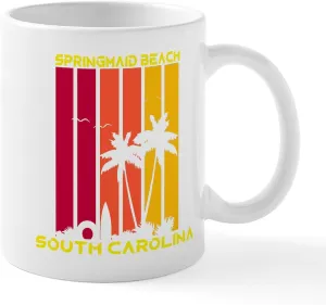 CafePress South Carolina Springmaid Beach Mugs 11 oz (325 ml) Ceramic Coffee Mug