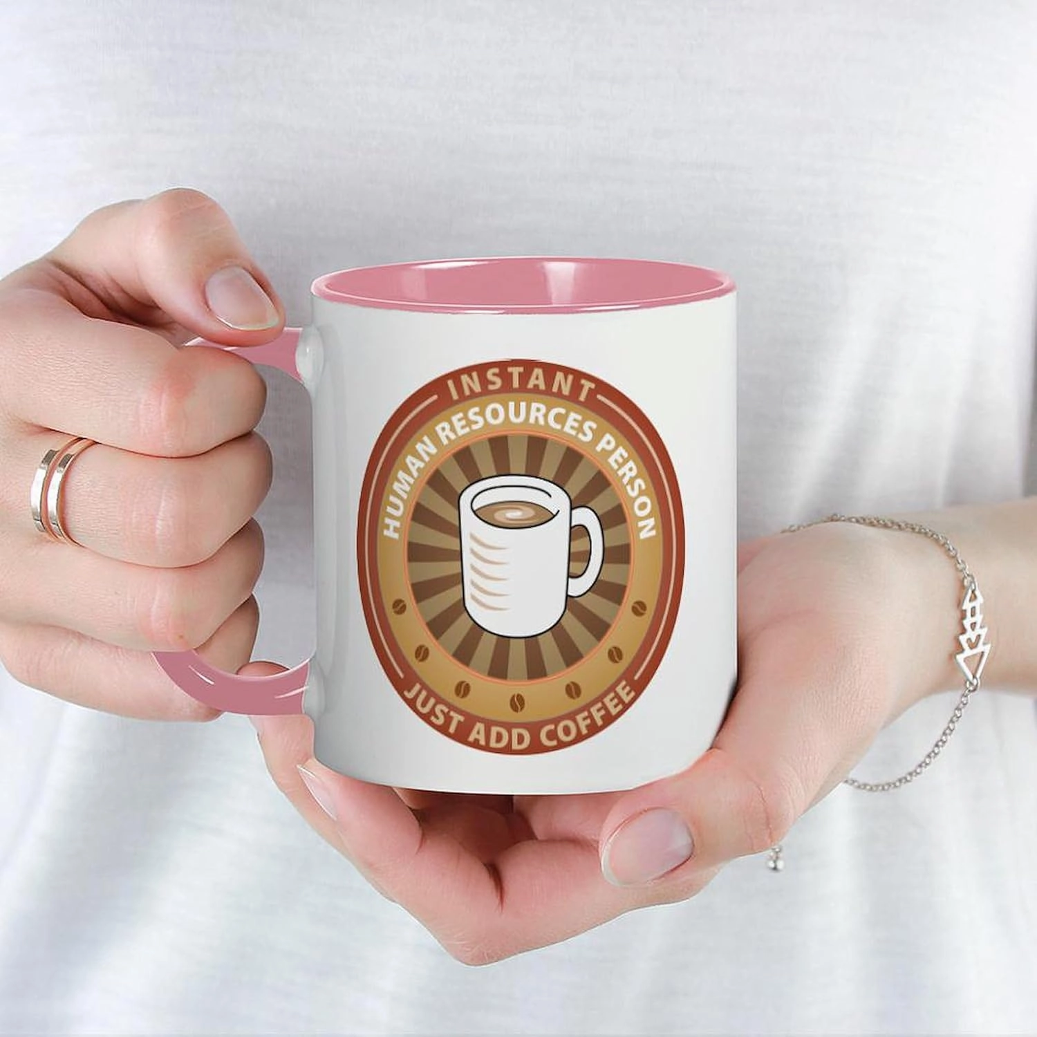 CafePress Instant Human Resources Person Mug 11 oz (325 ml) Ceramic Coffee Mug