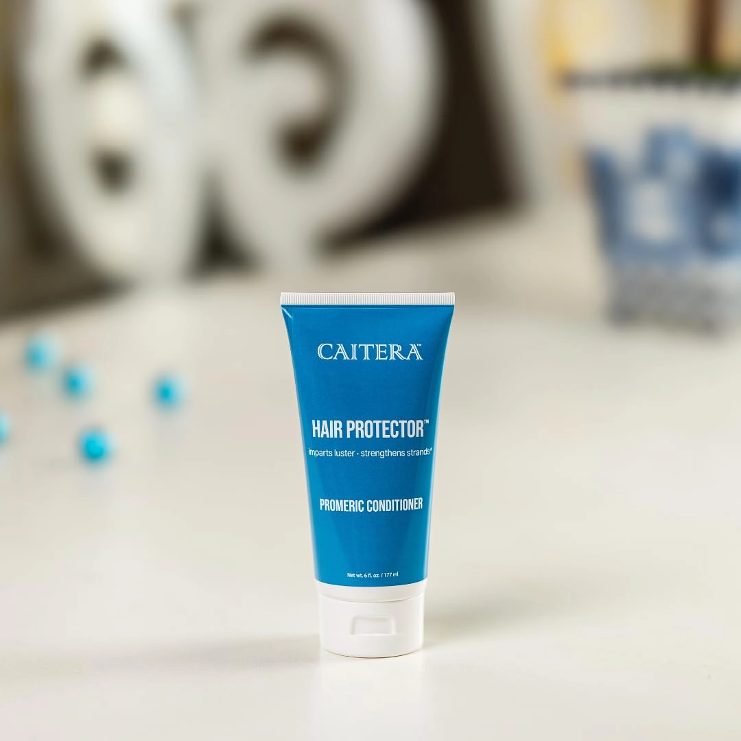 Caitera™ Hair Protector Promeric Conditioner | Supports Lustrous Hair Growth | Turmeric   Biotin   Procapil   Rosemary and Peppermint Oils for Thinning Hair