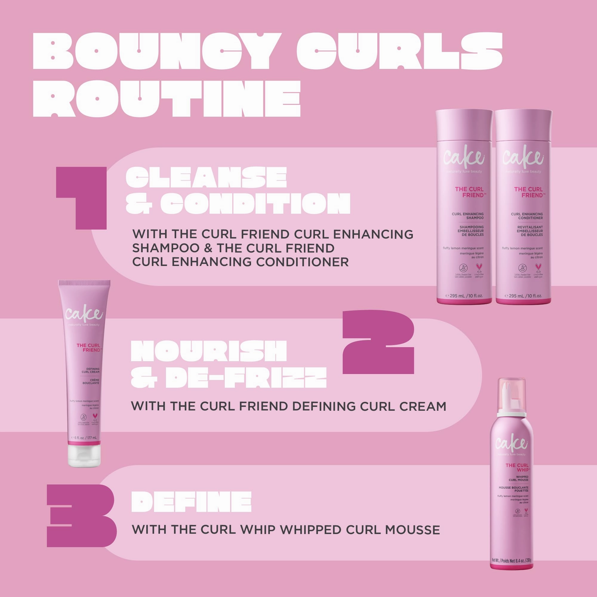 Cake Beauty The Curl Girl Curl Enhancing Shampoo, 10 Ounce