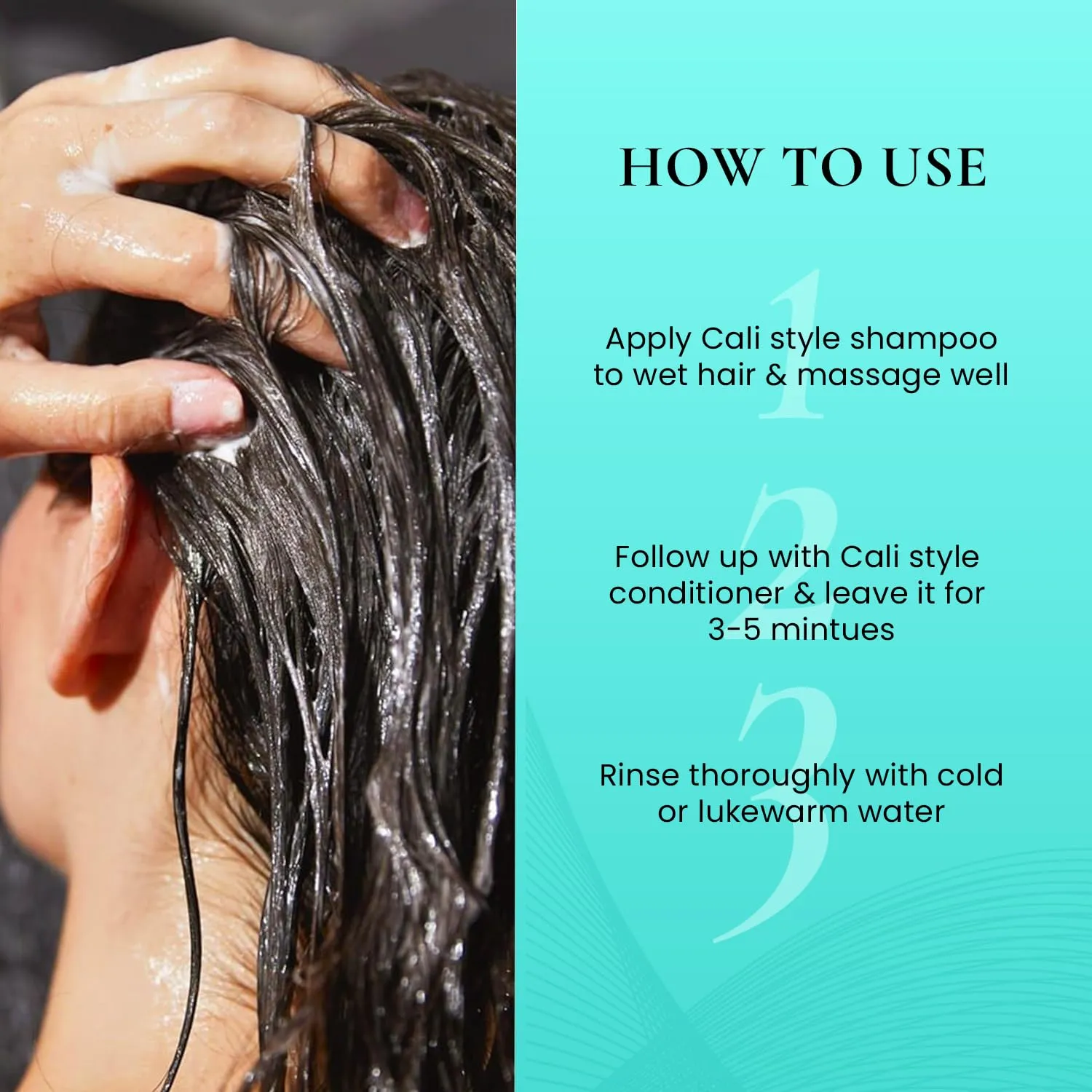 Cali Style Shampoo and Conditioner Set for Dry & Damaged Hair | Vegan Shampoo and Conditioner | Strengthens Hair Fiber | Paraben & Sulfate-Free | Hydrates Hair | Deeply Cleanses & Detangles (16.9 Oz)