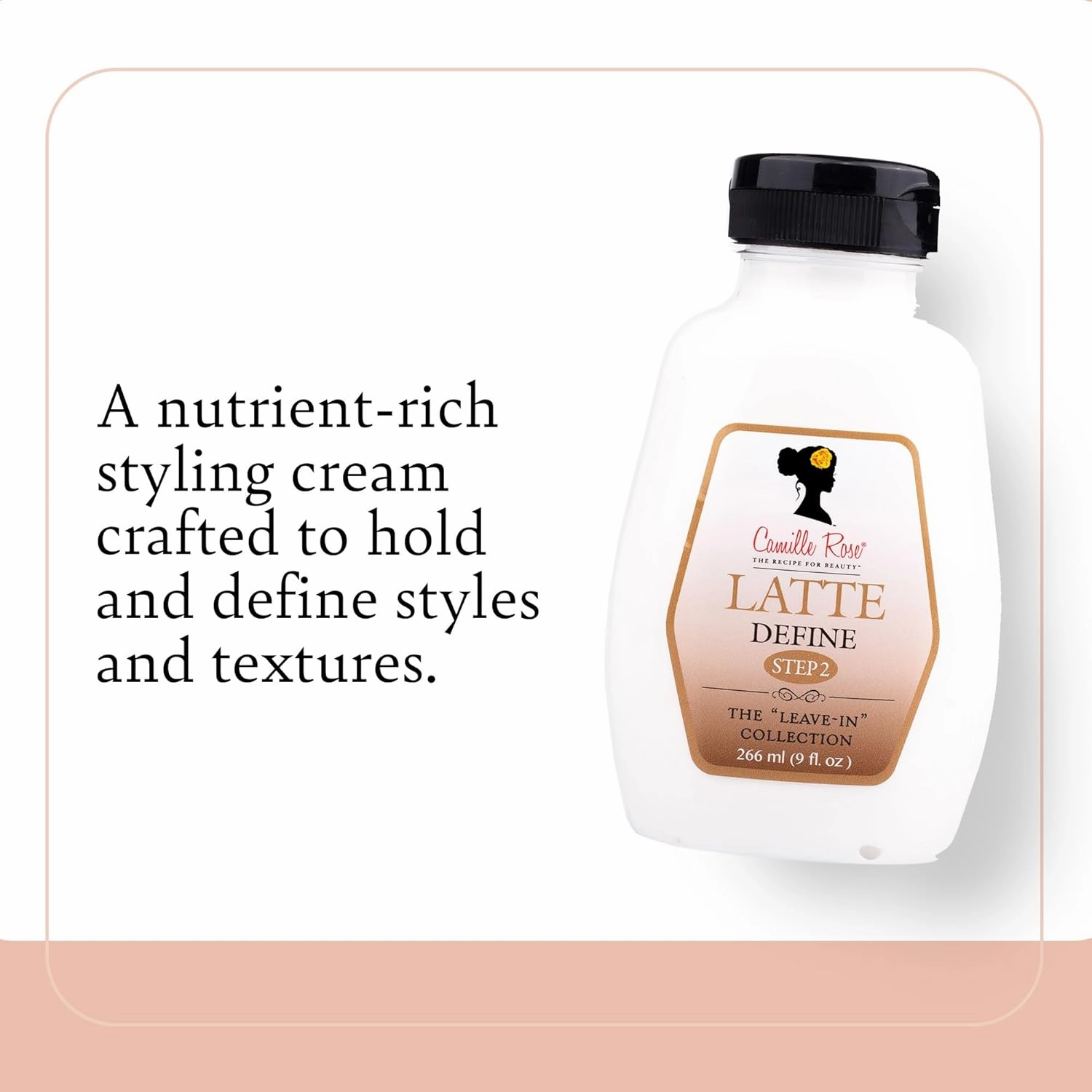 Camille Rose Naturals Latte Define Leave-In Hair Conditioner 9 fl oz
